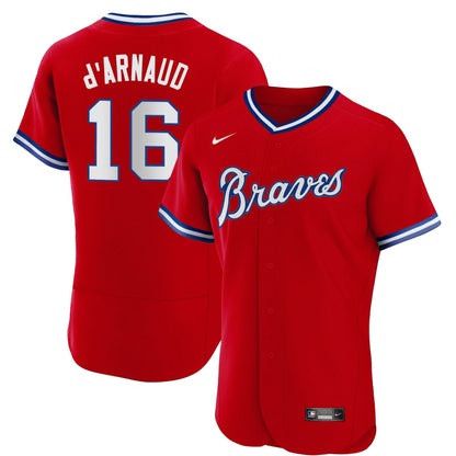 Atlanta Braves Throwback 1974 - 1982 Flex Base Jersey - All Stitched
