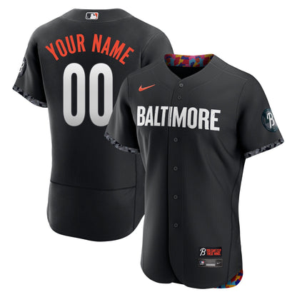 Baltimore Orioles 2023 City Connect Custom Jersey - All Stitched