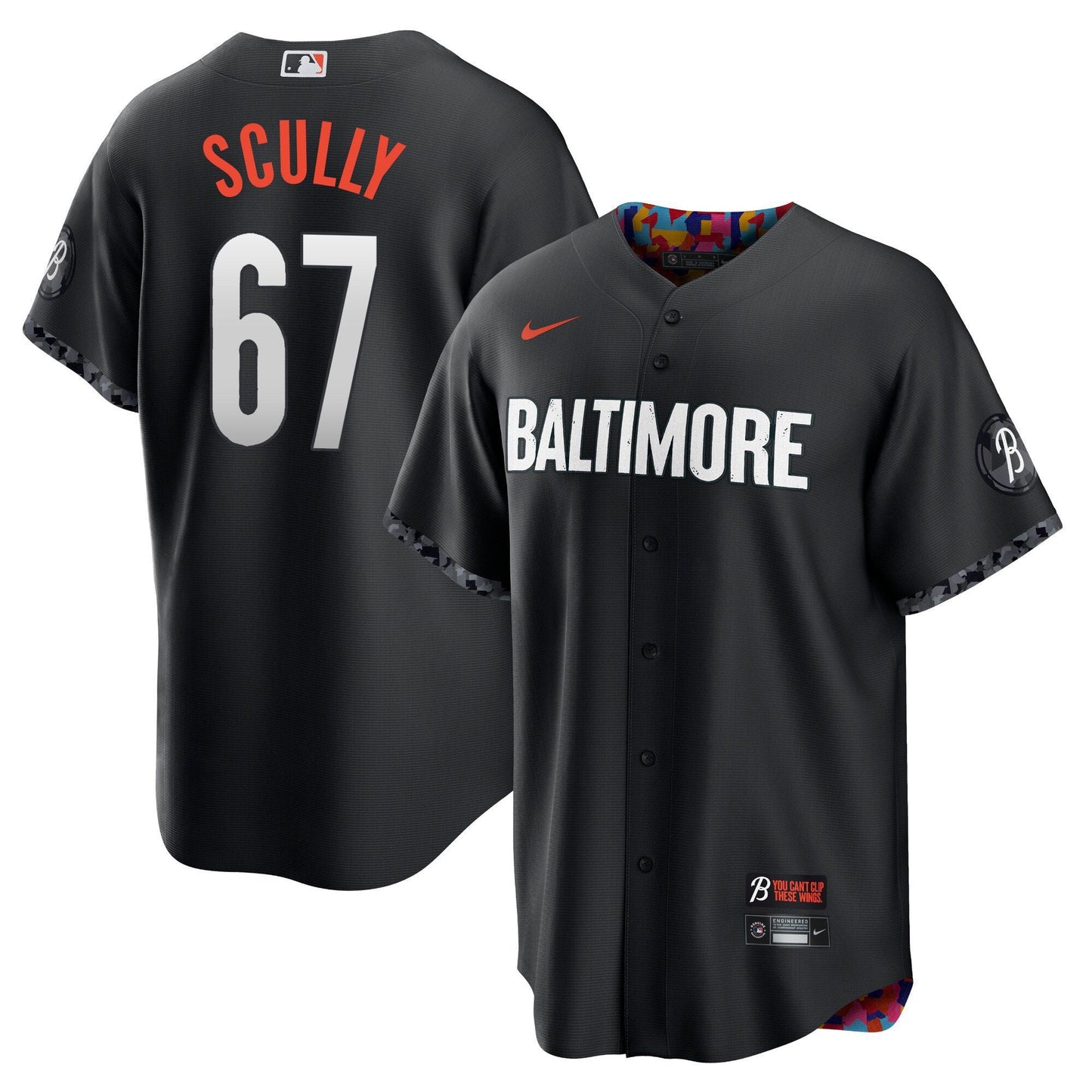 Baltimore Orioles 2023 City Connect Jersey - All Stitched