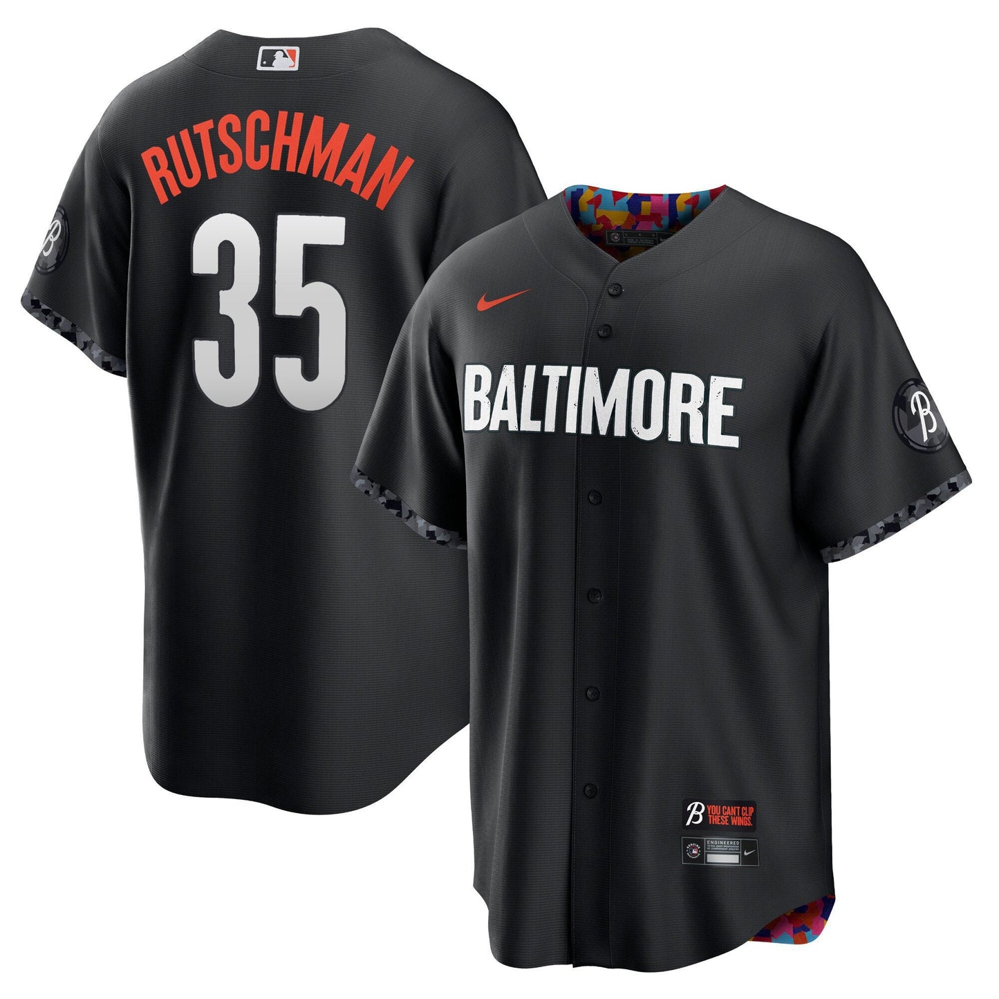 Baltimore Orioles 2023 City Connect Jersey - All Stitched