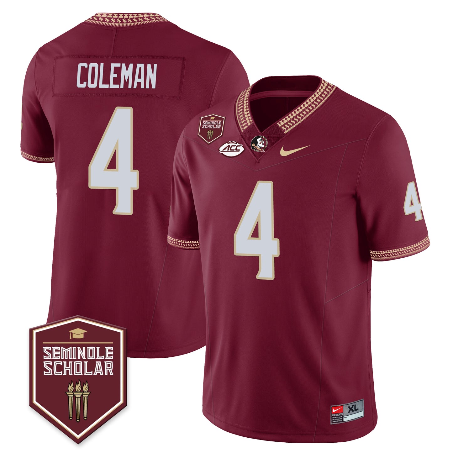Seminoles Football Vapor Jersey - All Stitched