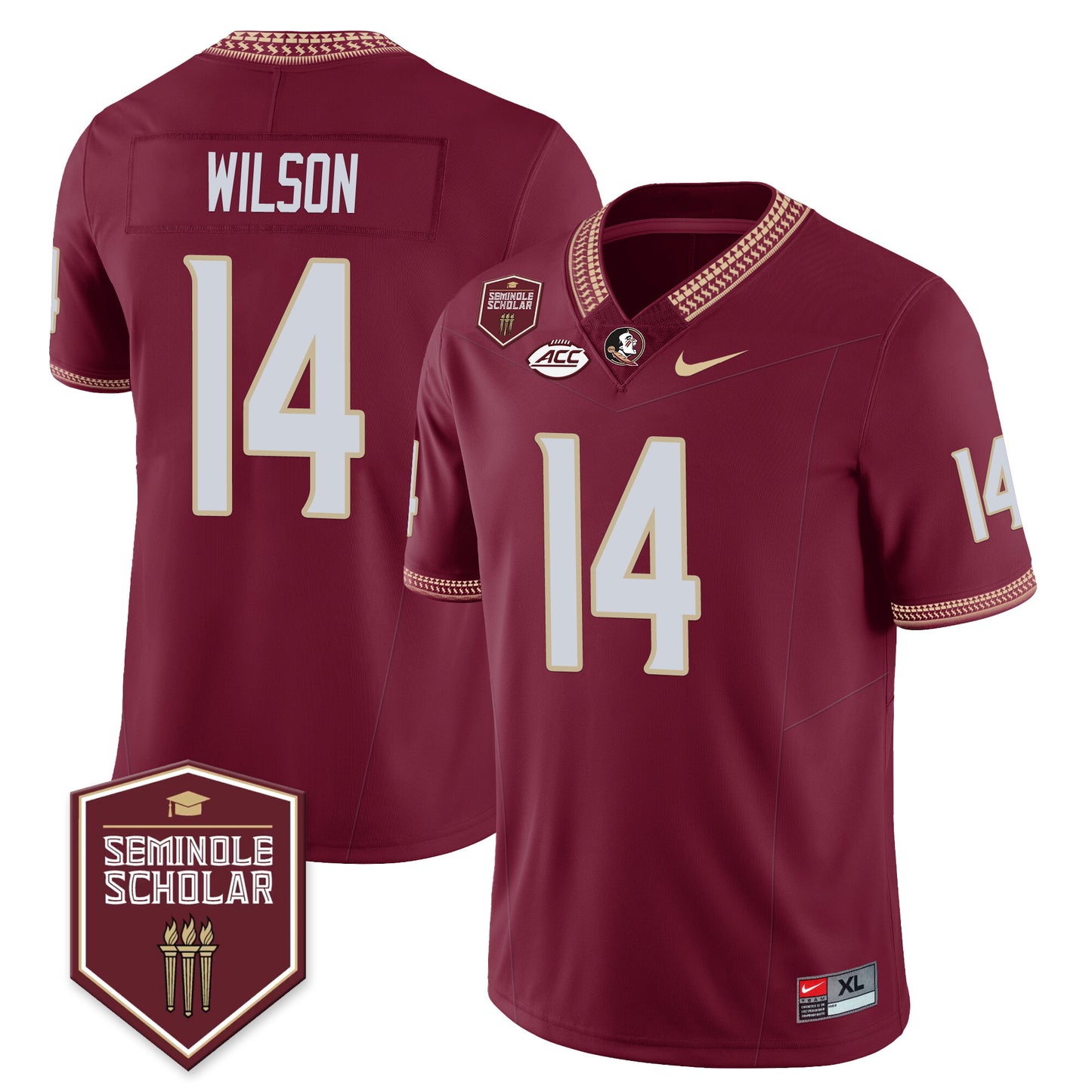 Seminoles Football Vapor Jersey - All Stitched