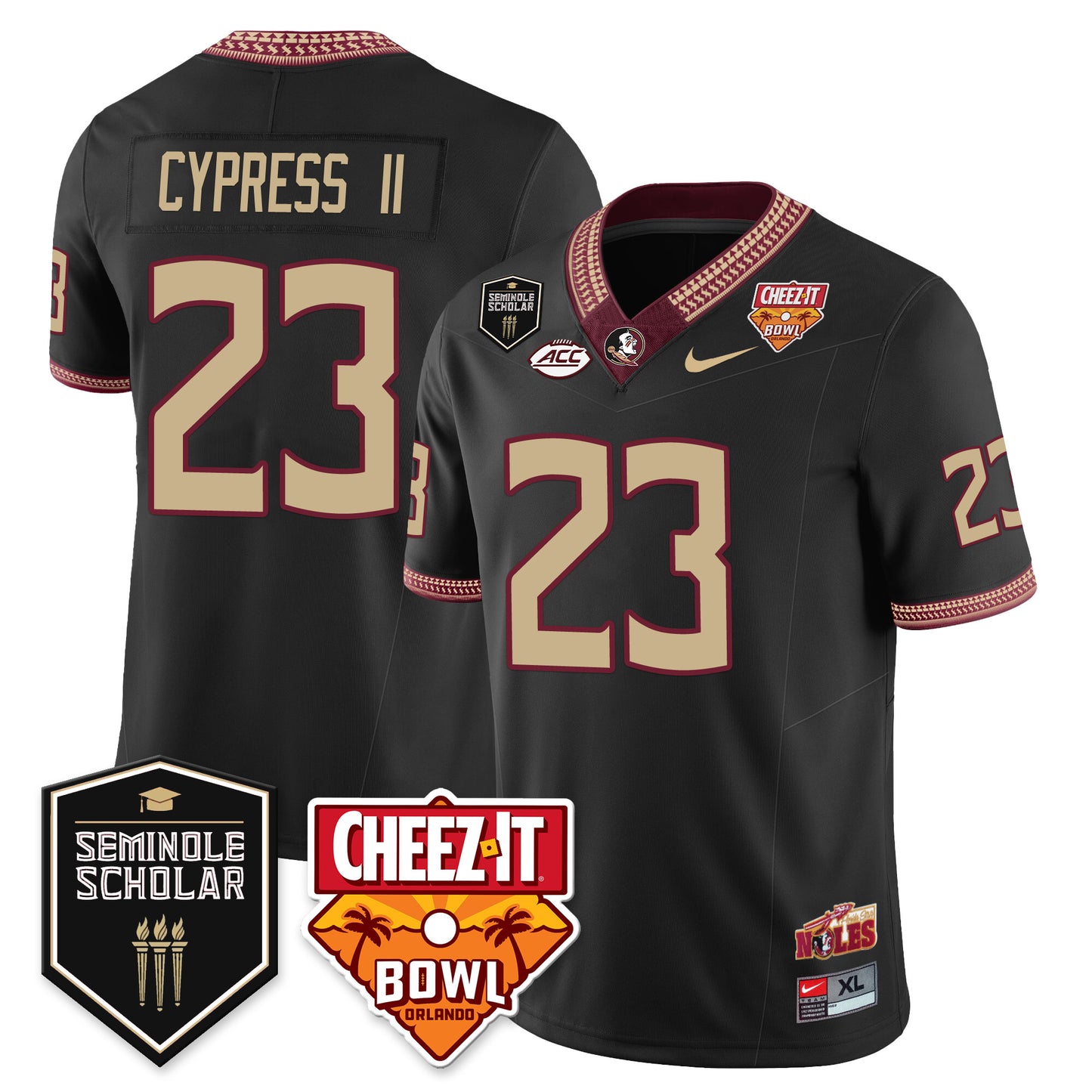 Seminoles Football Vapor Jersey - All Stitched