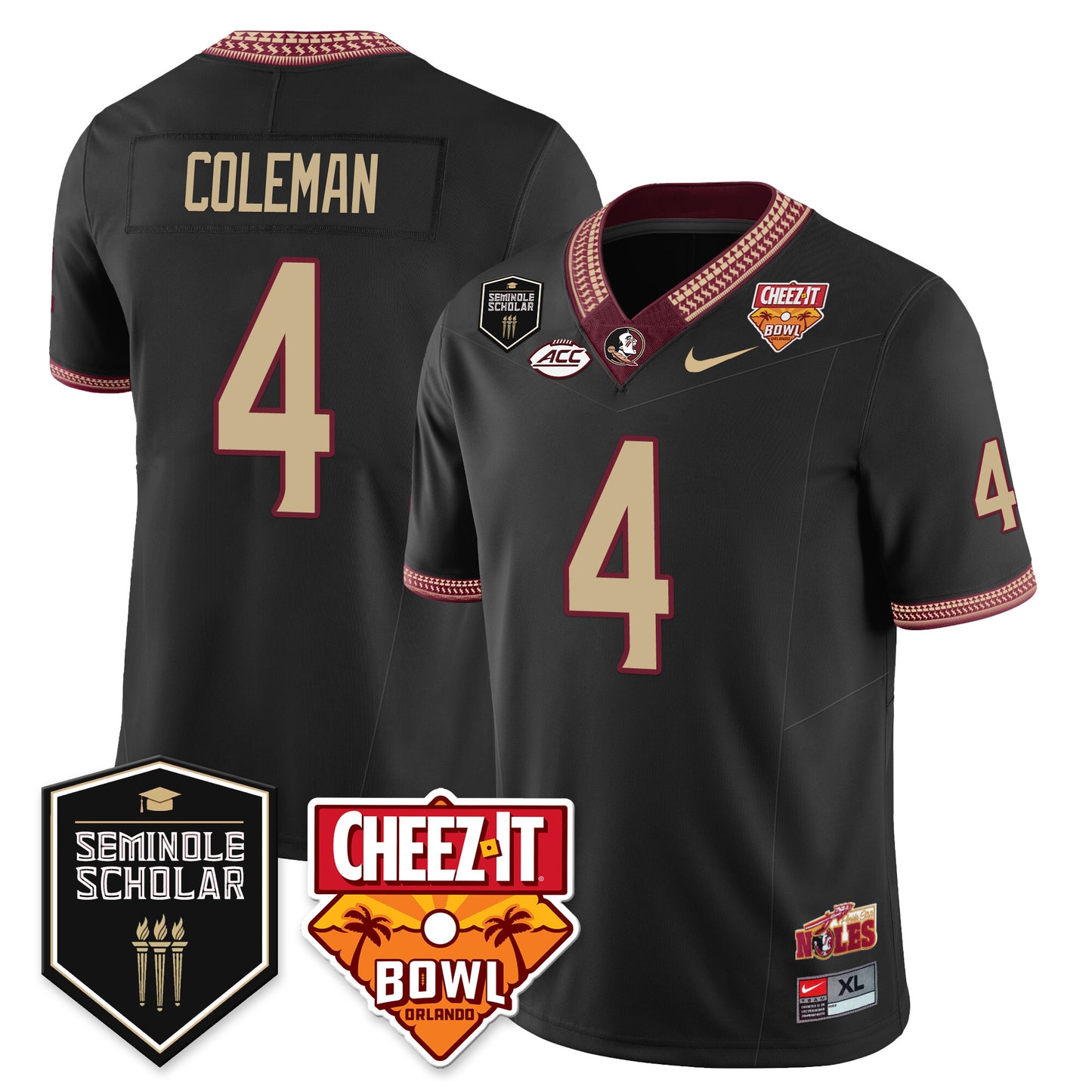 Seminoles Football Vapor Jersey - All Stitched