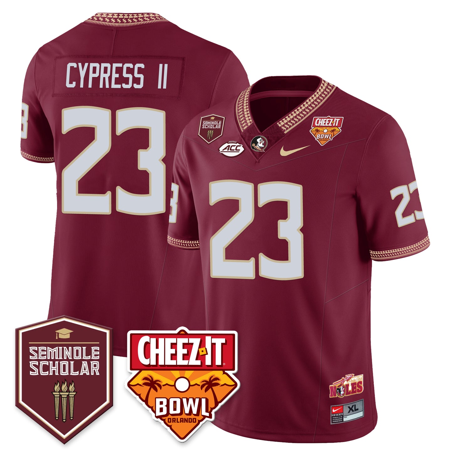 Seminoles Football Vapor Jersey - All Stitched