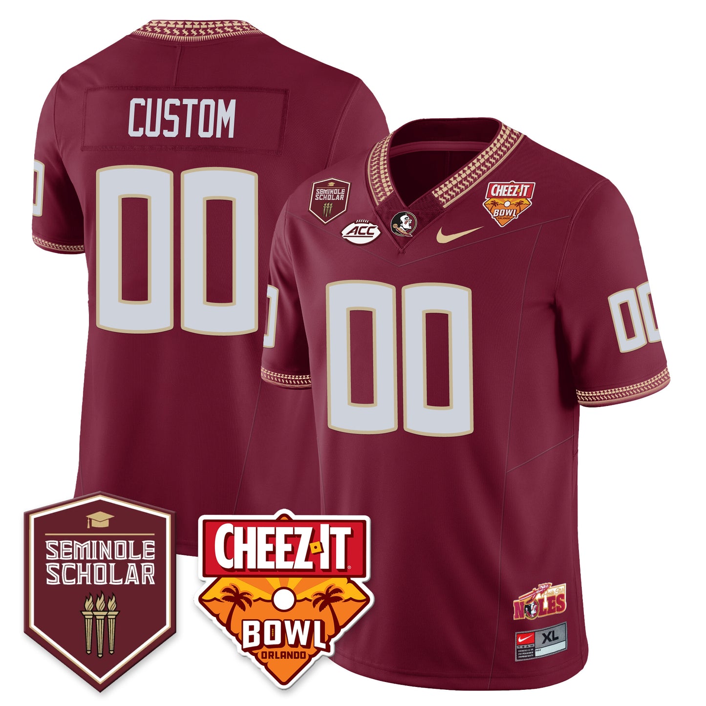 Seminoles Football Vapor Jersey ? All Stitched