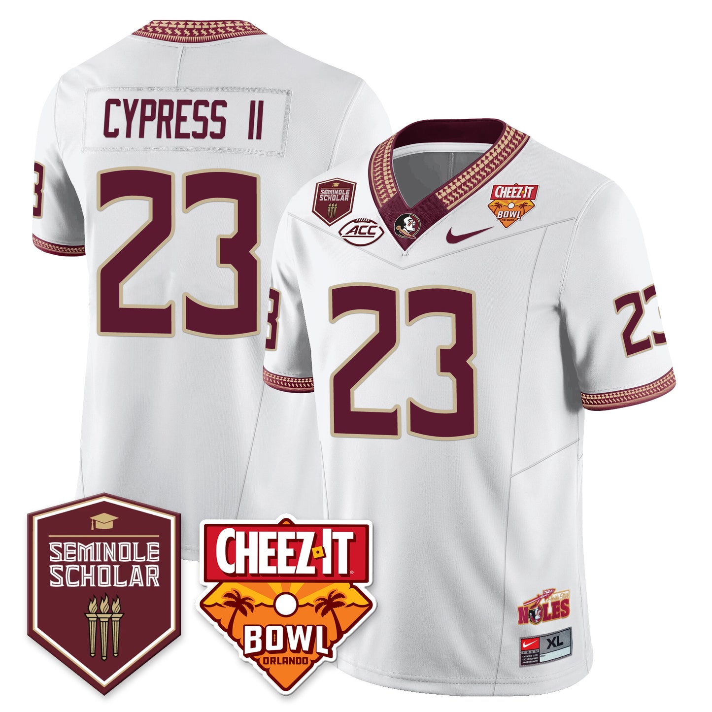 Seminoles Football Vapor Jersey - All Stitched