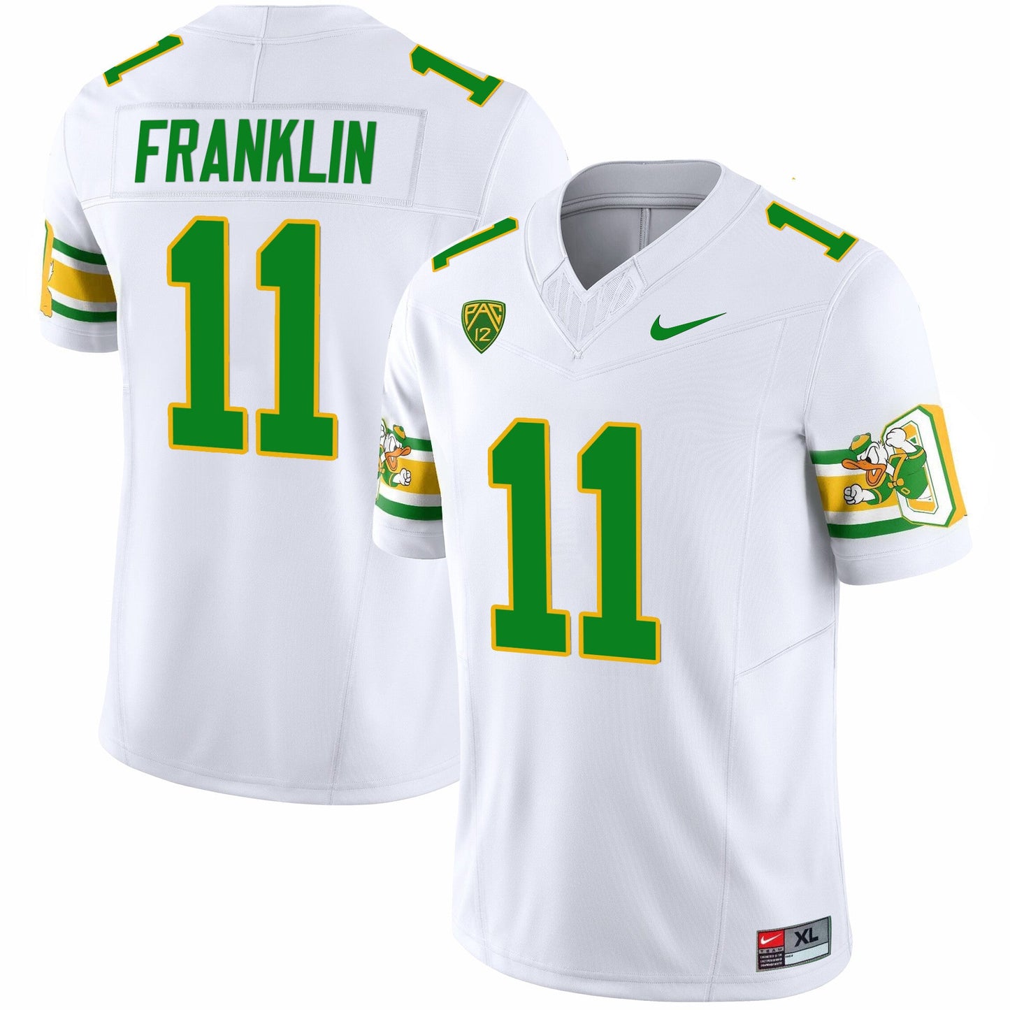 Oregon Ducks 'Mighty Oregon' 1984 Throwback Jersey V2 - Stitched