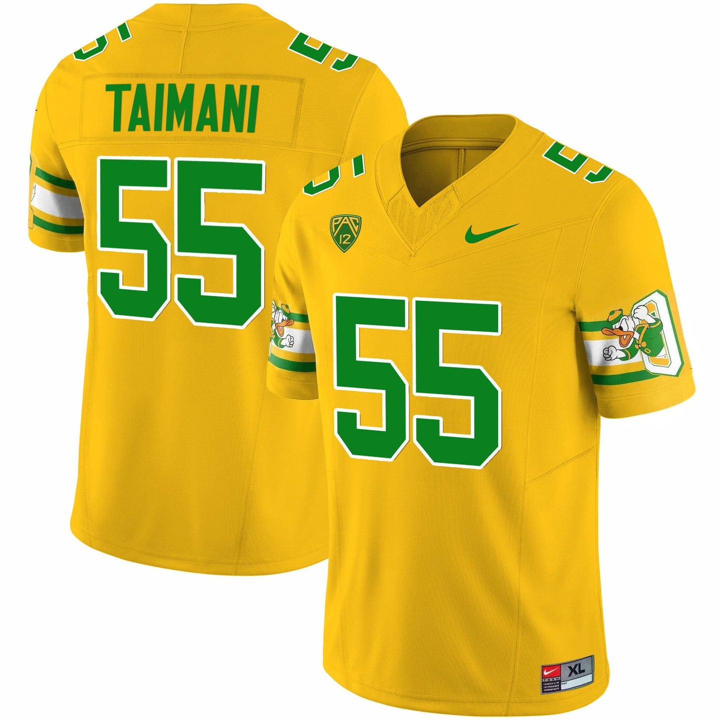 Oregon Ducks 'Mighty Oregon' 1984 Throwback Jersey V2 - Stitched