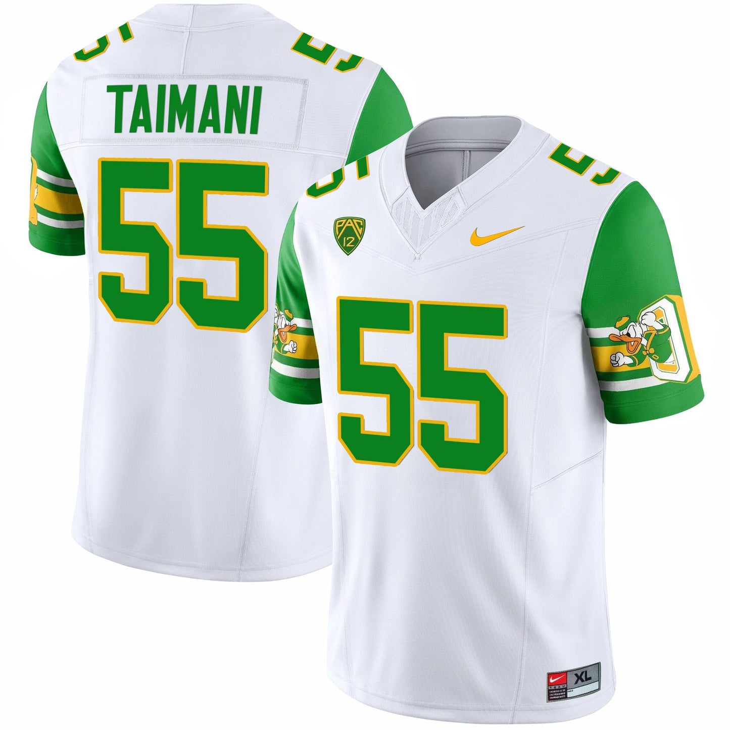 Oregon Ducks 'Mighty Oregon' 1984 Throwback Jersey V2 - Stitched
