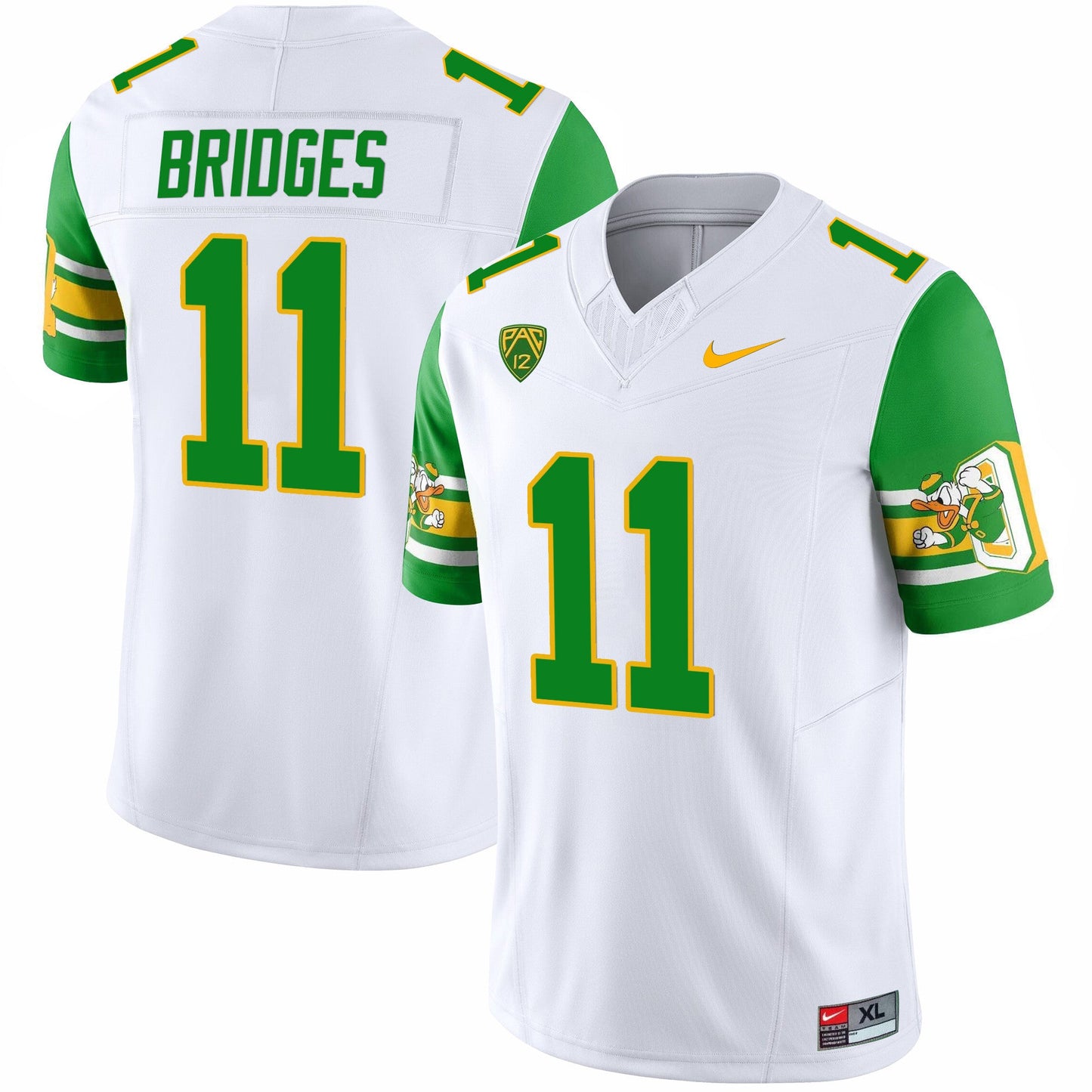 Oregon Ducks 'Mighty Oregon' 1984 Throwback Jersey V2 - Stitched
