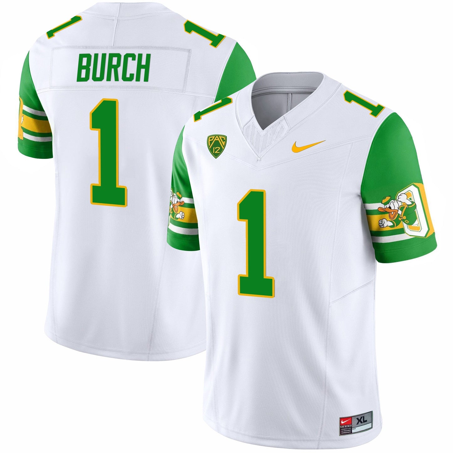 Oregon Ducks 'Mighty Oregon' 1984 Throwback Jersey V2 - Stitched