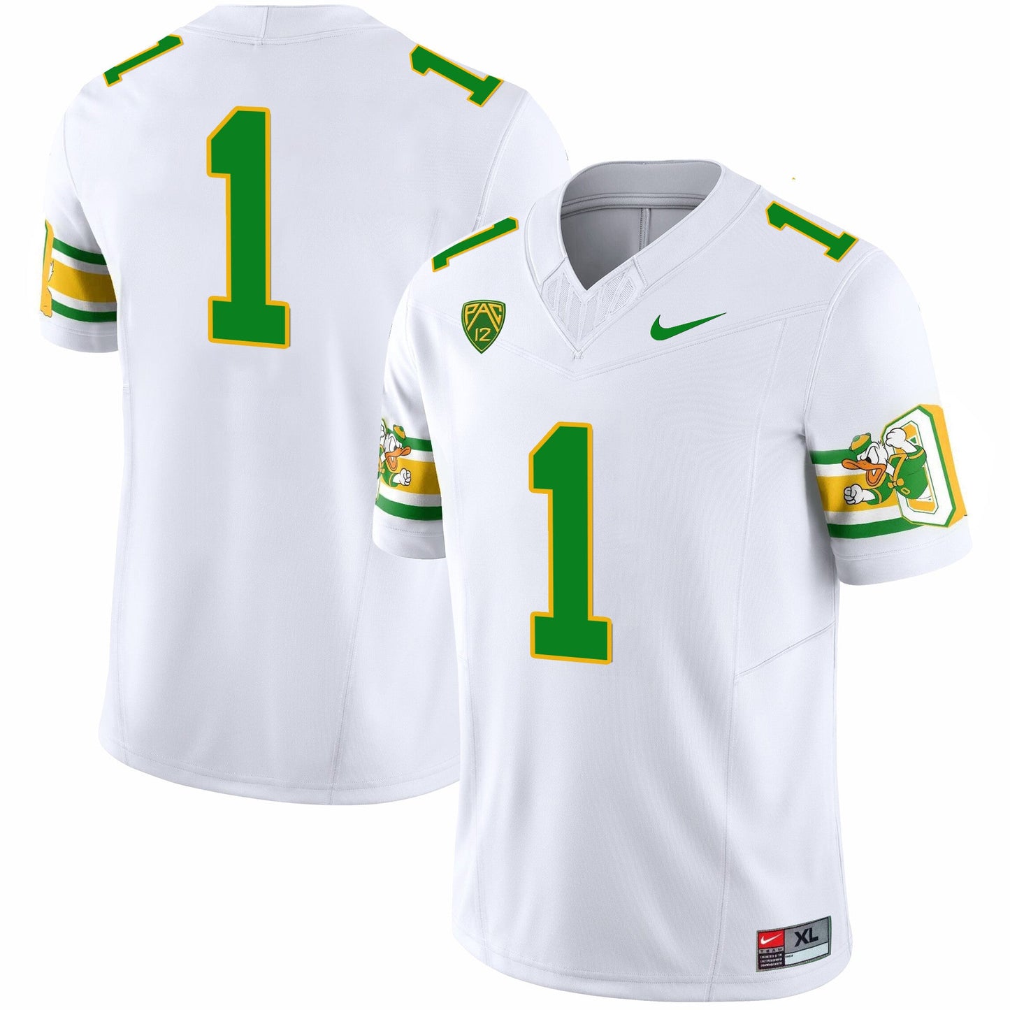 Oregon Ducks 'Mighty Oregon' 1984 Throwback Jersey V2 - Stitched