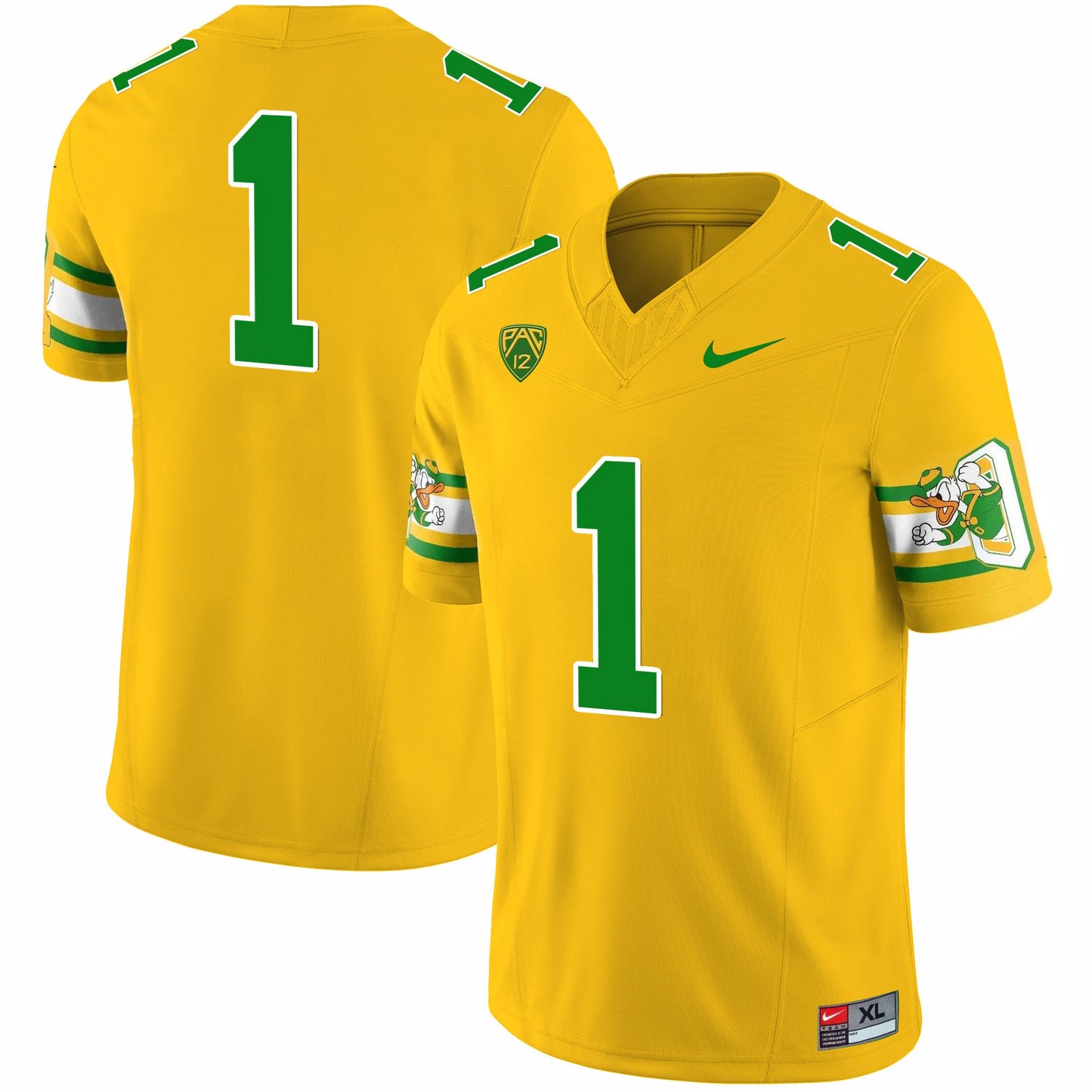 Oregon Ducks 'Mighty Oregon' 1984 Throwback Jersey V2 - Stitched