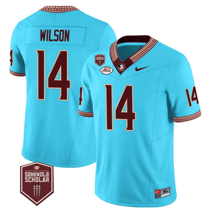 Seminoles Seminole Heritage Scholar Patch Vapor Limited Jersey- All Stitched