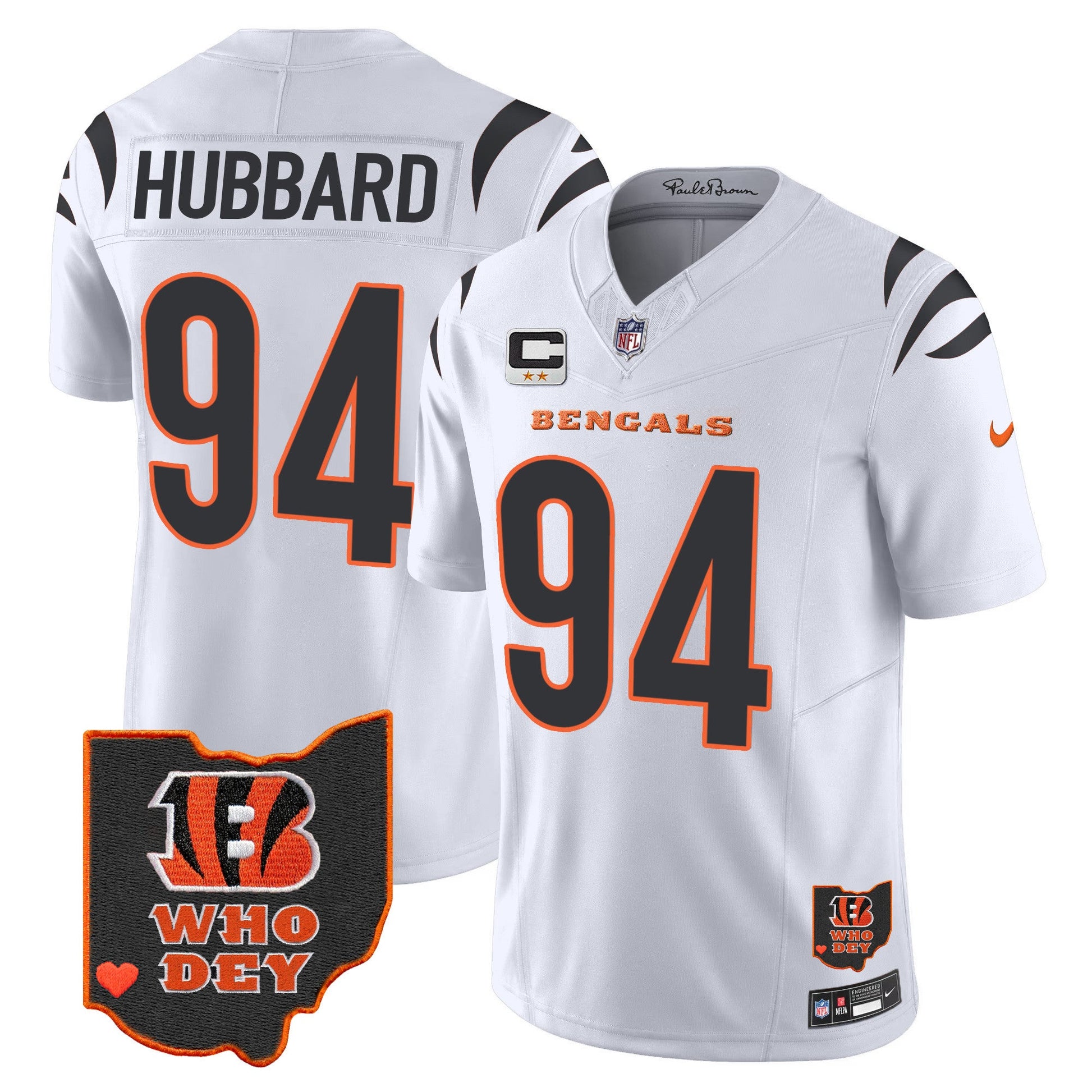 Men's Bengals Ohio Patch Vapor Limited Jersey V2 - All Stitched