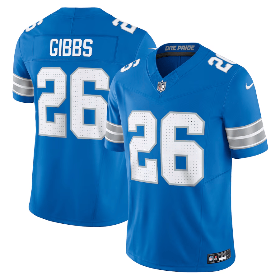 Lions 2nd Alternate Vapor F.U.S.E. Limited Jersey - All Stitched