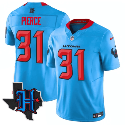 Men's Houston Texans 2024 Texas Patch Vapor Limited Jersey - All Stitched