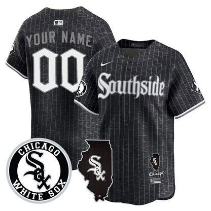 Custom White Sox City Connect Limited 2024 Jersey TLA - All Stitched