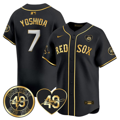 Red Sox Tim Wakefield Memorial Patch Vaper Premier Limited Jersey - All Stitched- All Stitched