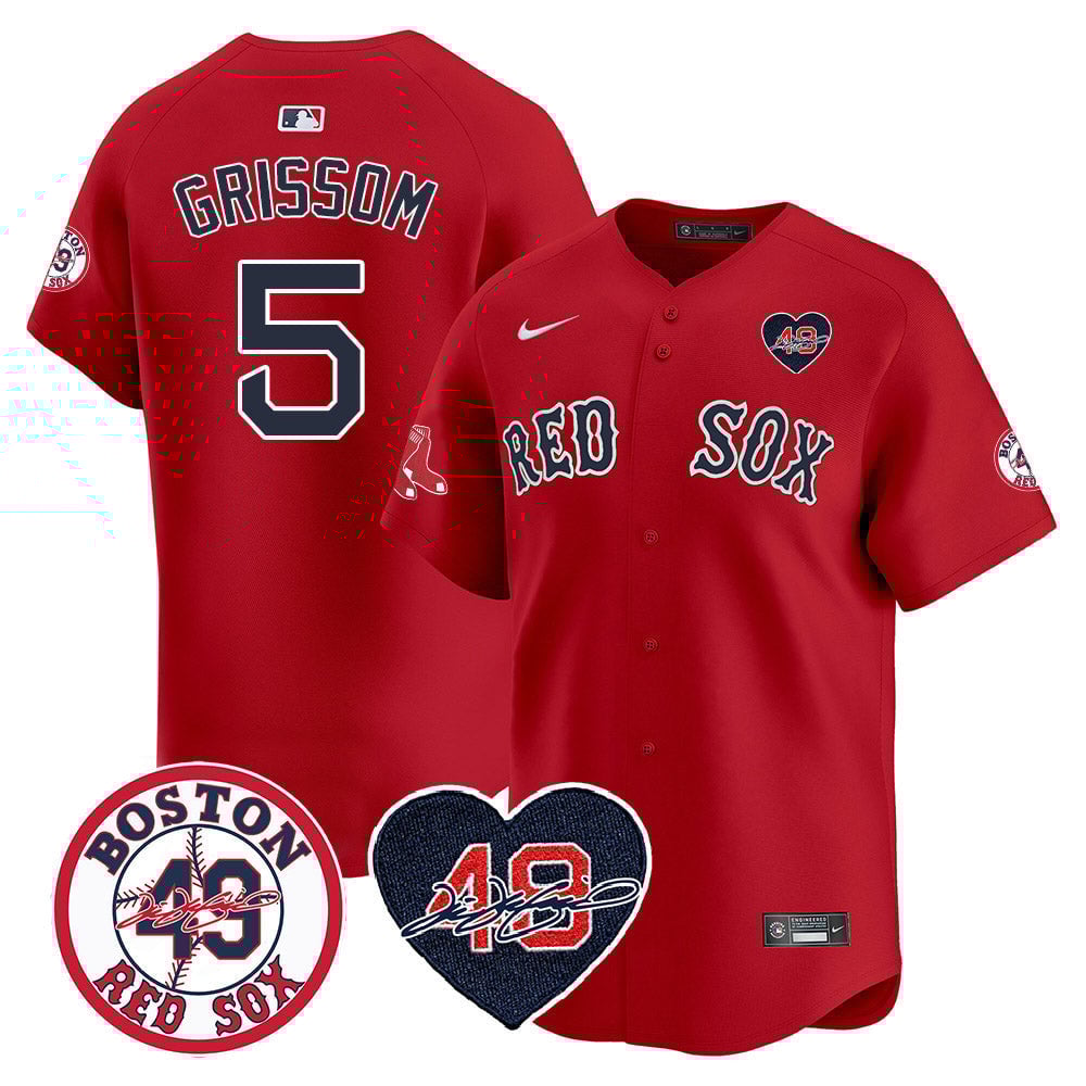 Red Sox Tim Wakefield Memorial Patch Vaper Premier Limited Jersey - All Stitched- All Stitched