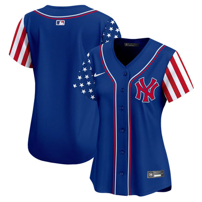 Women's New York Yankees 2024 Independence Day Vapor Premier Limited Jersey - All Stitched