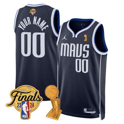 Custom Mavericks Jersey - 2024 Final + Trophy Patch