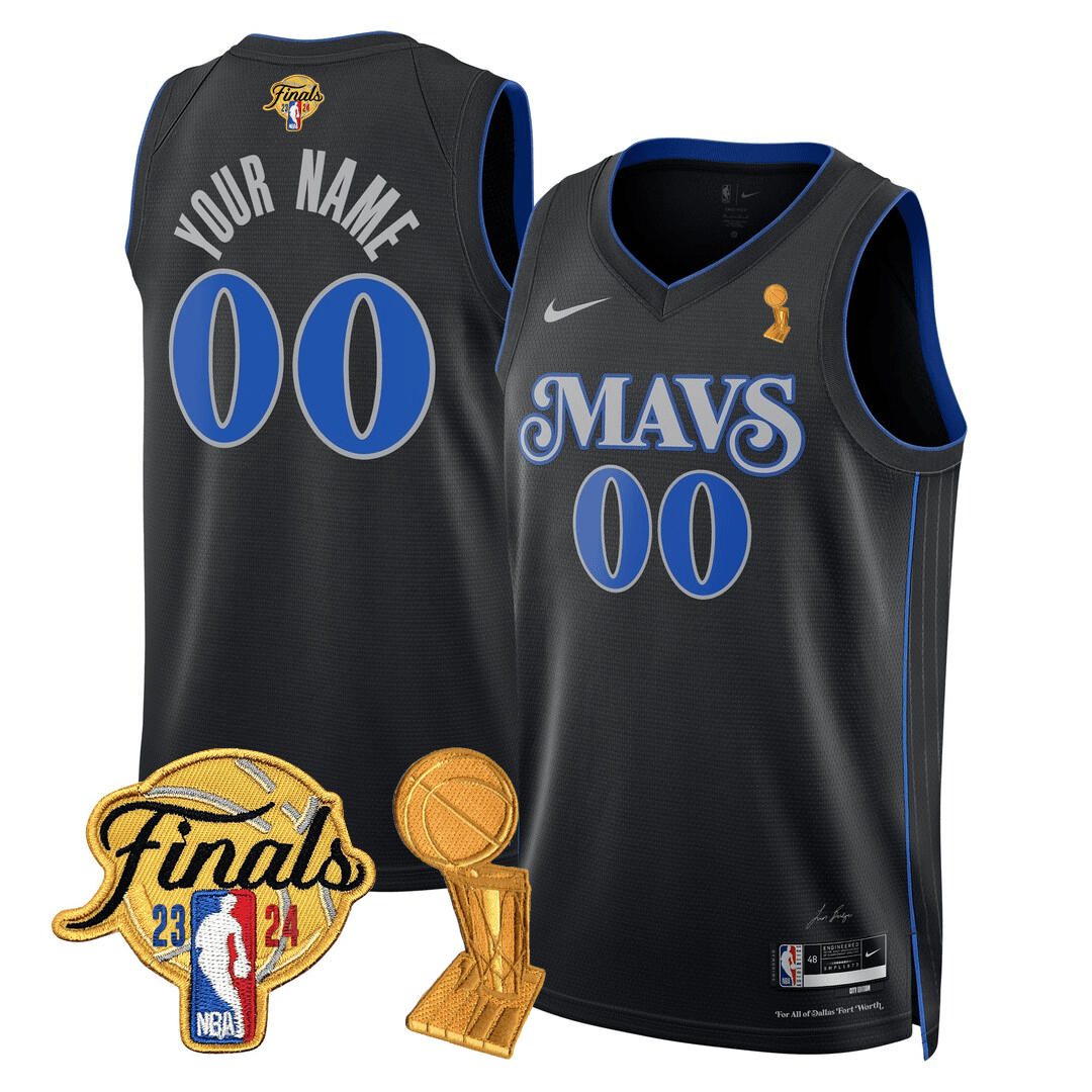 Custom Mavericks Jersey - 2024 Final + Trophy Patch