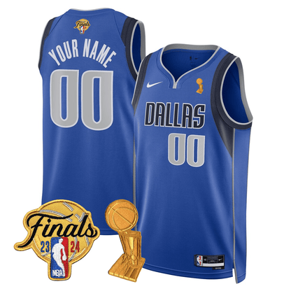 Custom Mavericks Jersey - 2024 Final + Trophy Patch