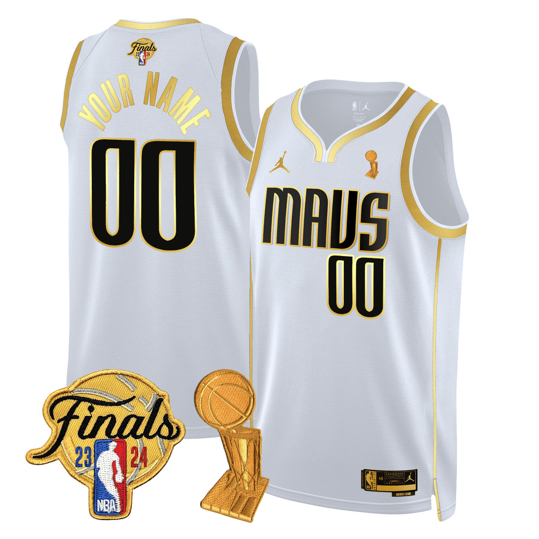 Custom Mavericks Jersey - 2024 Final + Trophy Patch