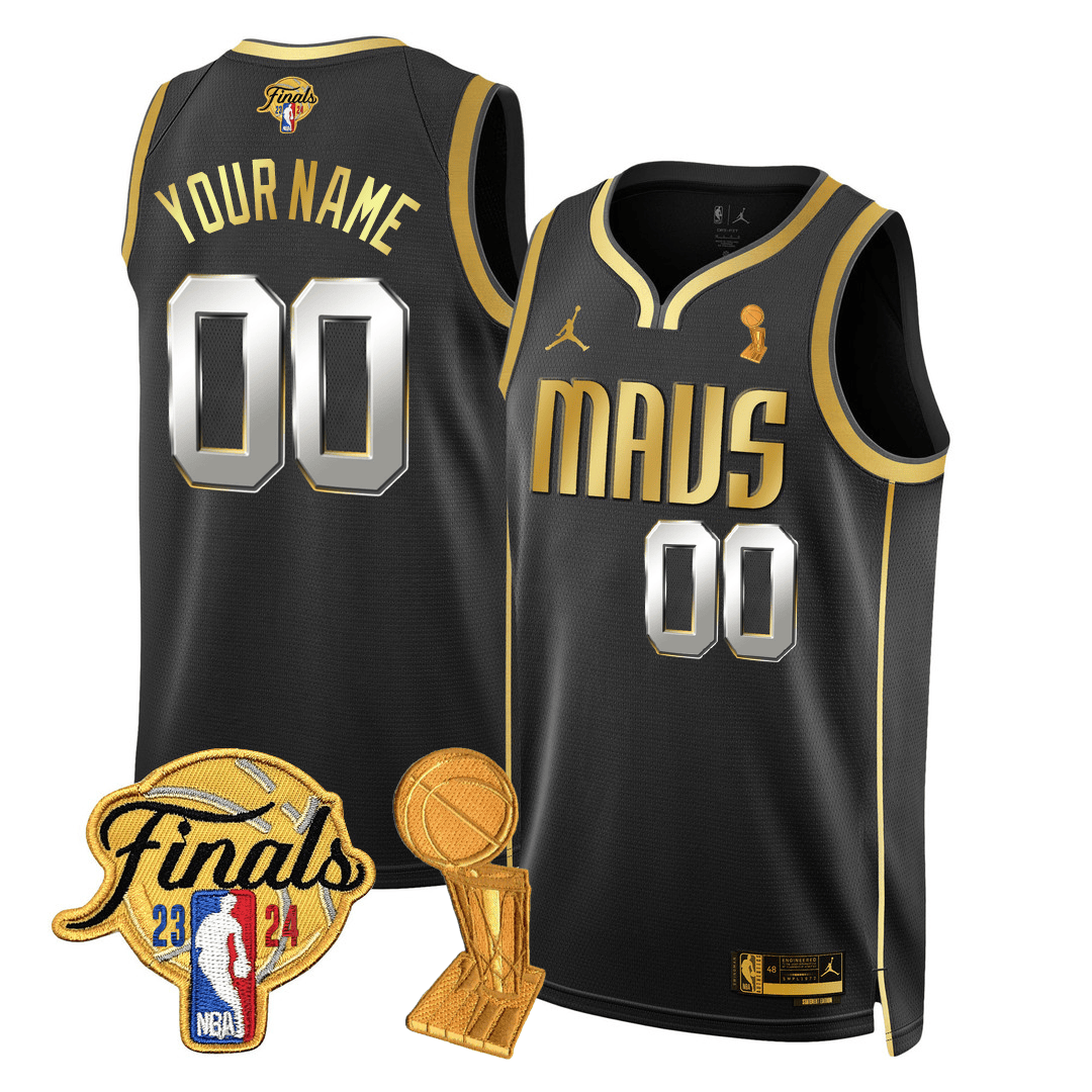 Custom Mavericks Jersey - 2024 Final + Trophy Patch