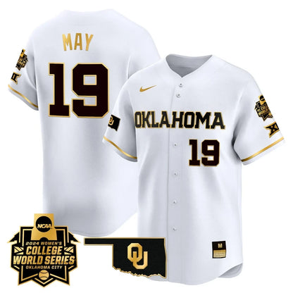 Oklahoma Women's College World Series Champions Vapor Premier Limited Jersey - All Stitched