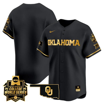 Oklahoma Women's College World Series Champions Vapor Premier Limited Jersey - All Stitched