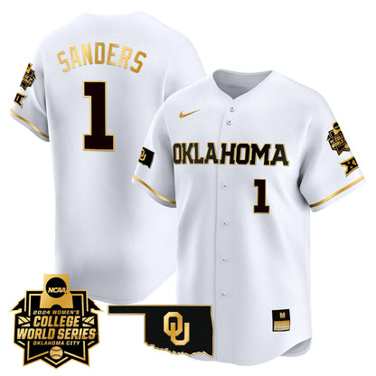 Oklahoma Women's College World Series Champions Vapor Premier Limited Jersey - All Stitched