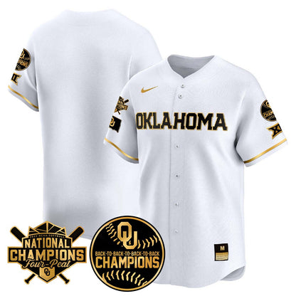 Oklahoma Women's Back To National Champions Jersey 406VTTLJS002 - All Stitched