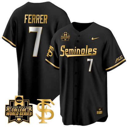 FSU 2024 College World Series Vapor Premier Limited Jersey V1 - All Stitched