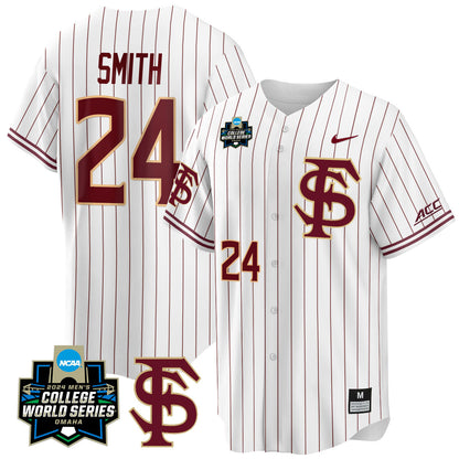 FSU 2024 College World Series Vapor Premier Limited Jersey V1 - All Stitched