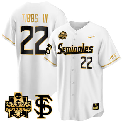FSU 2024 College World Series Vapor Premier Limited Jersey V1 - All Stitched