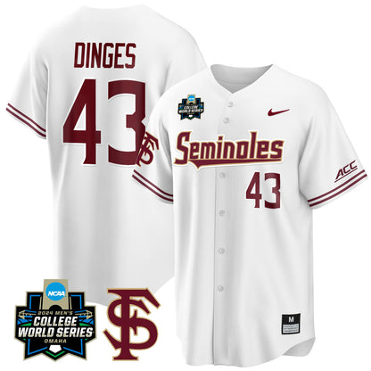 FSU 2024 College World Series Vapor Premier Limited Jersey V1 - All Stitched