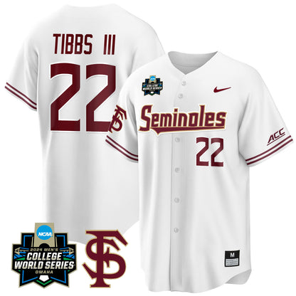 FSU 2024 College World Series Vapor Premier Limited Jersey V1 - All Stitched