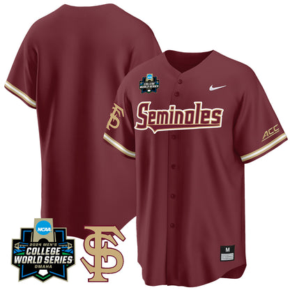 FSU 2024 College World Series Vapor Premier Limited Jersey V1 - All Stitched