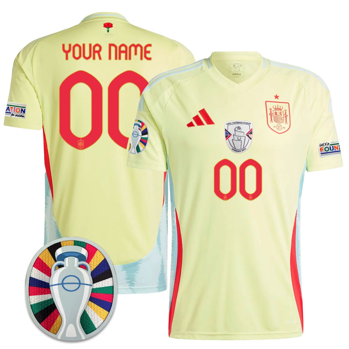 Custom Spain 2024 Player Limited Jersey