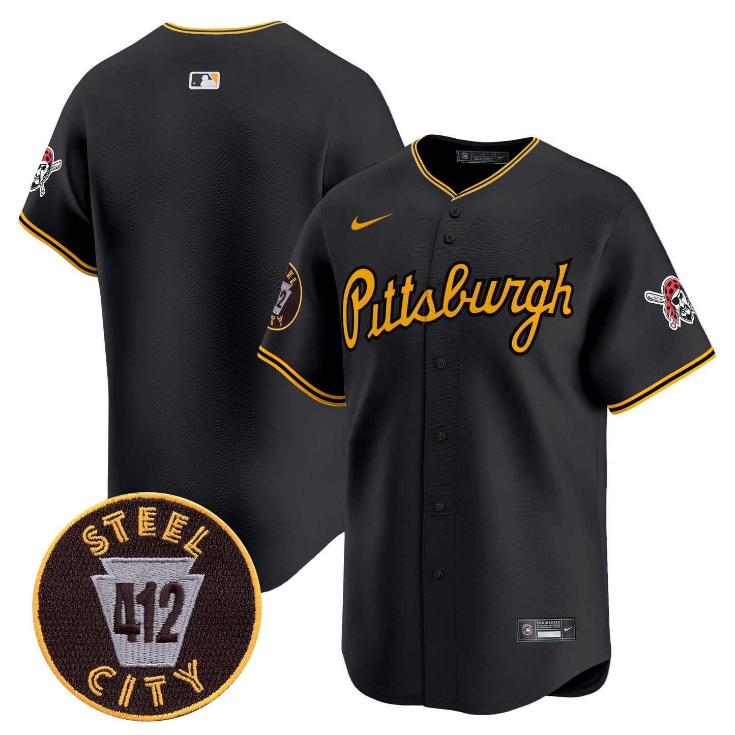 PIT 412 Patch Vapor Premier Limited Jersey V4 - All Stitched