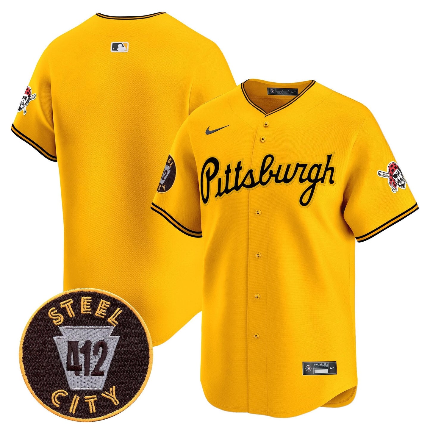 PIT 412 Patch Vapor Premier Limited Jersey V4 - All Stitched