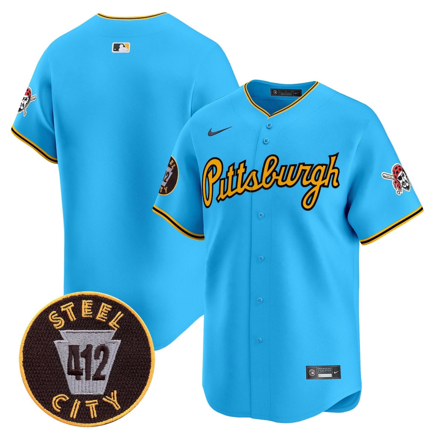 PIT 412 Patch Vapor Premier Limited Jersey V4 - All Stitched