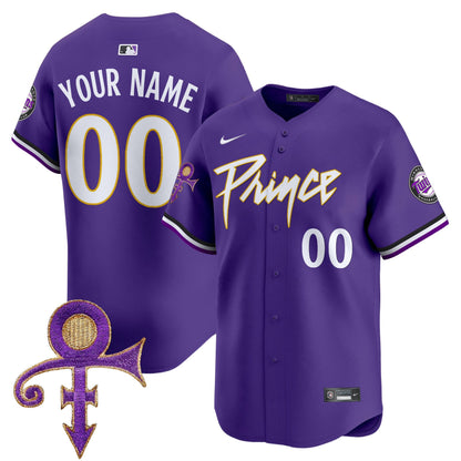Minnesota Twins Prince Patch Vapor Premier Limited Custom Jersey V4 - All Stitched