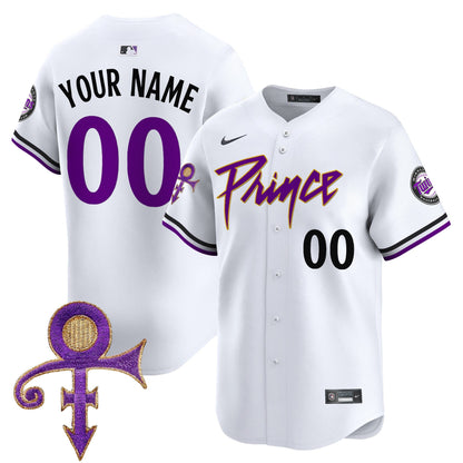 Minnesota Twins Prince Patch Vapor Premier Limited Custom Jersey V4 - All Stitched