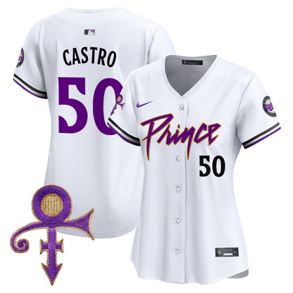 WoMinnesota Twins Prince Patch Vapor Premier Limited Jersey V4 - All Stitched