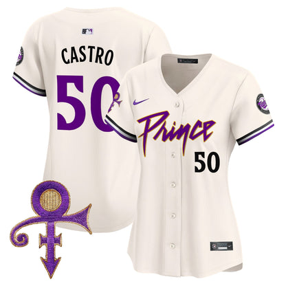 WoMinnesota Twins Prince Patch Vapor Premier Limited Jersey V4 - All Stitched