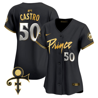 WoMinnesota Twins Prince Patch Vapor Premier Limited Jersey V4 - All Stitched